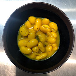 Haricots poids de cap